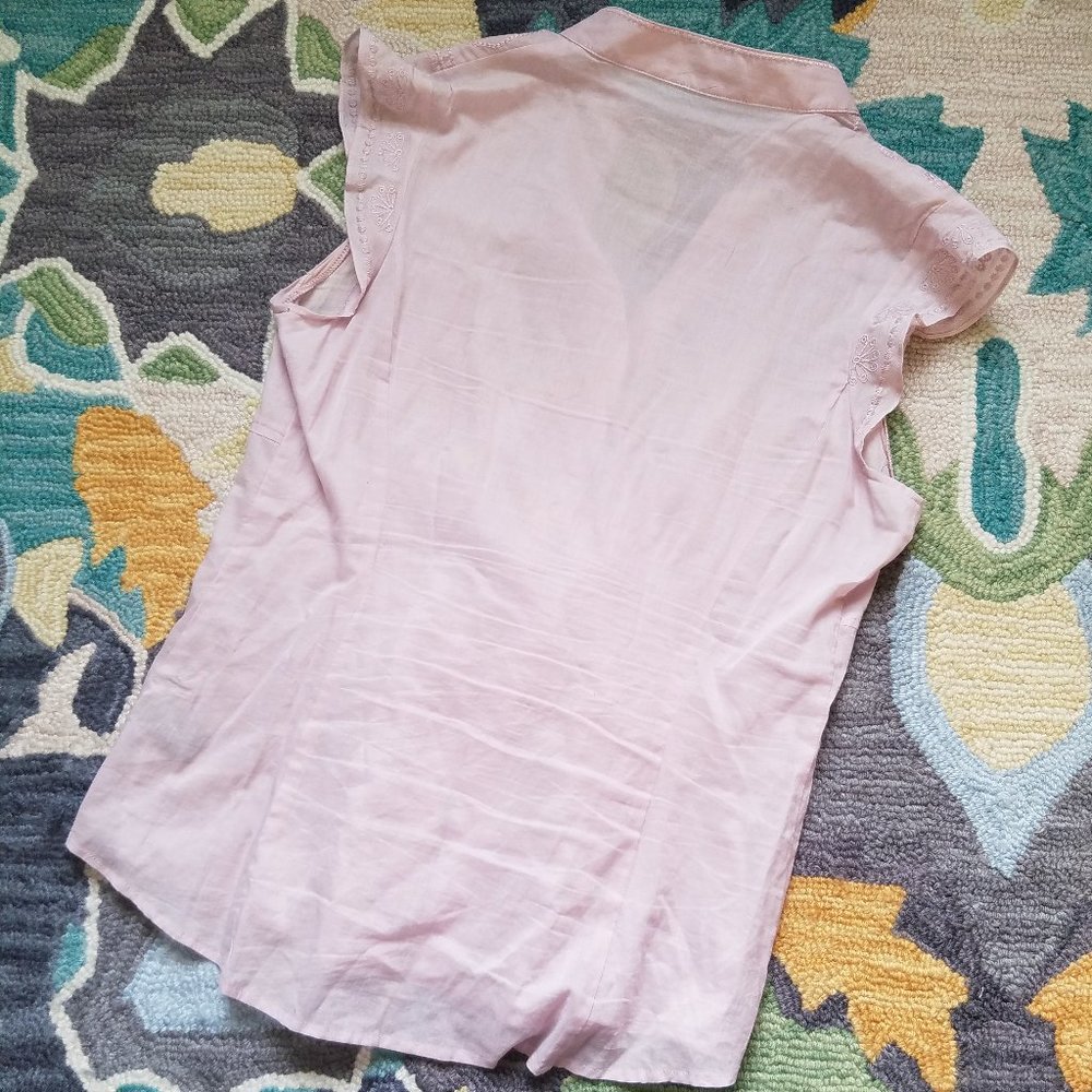 Pink Layering Button Down - Picture 2 of 5